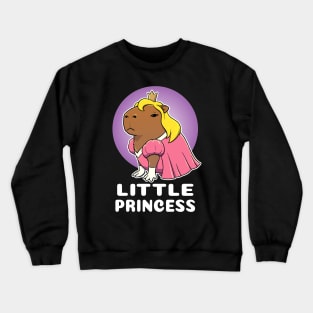 Little Princess Capybara Costume Crewneck Sweatshirt